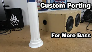 Fixing Subwoofer Chuff with Custom 3D Printed Ports