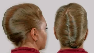 Женская Прическа Ракушка Своими Руками Видео 2013 года French twist hairstyle tutorial