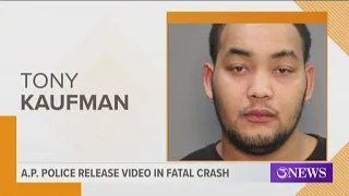 New footage released of fatal crash with Aransas Pass police vehicle