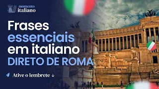 Frases essenciais em italiano DIRETO DE ROMA feat. Dario | Momento Italiano #135