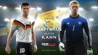 Футбольные Легенды Германии в игре PES 2018!