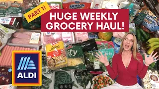 HUGE ALDI GROCERY HAUL For Our Family Of 6. ALDI HAUL AND PRICES!