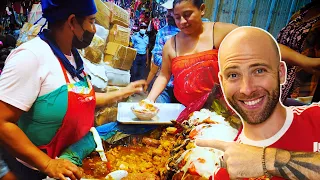 Nicaraguan STREET FOOD in the LARGEST MARKET in CENTRAL AMERICA!!