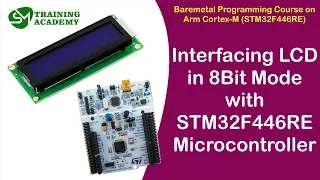 Interfacing LCD with STM32F446RE in 8Bit Data Mode