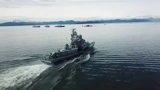 Морской парад, день ВМФ Камчатка