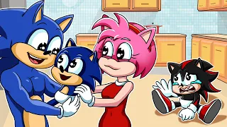 WHY  Don't Parents Love Me??? - Shadow Jealous with Sonic - Sonic The Hedgehog 3 Animation