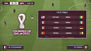 Je joue la COUPE DU MONDE 2022 avec la FRANCE sur FIFA 22 ! #2