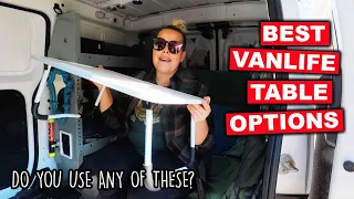 Best Vanlife Table Options | Which Table Is Best For Your Van Journey?