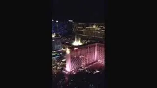 View of the Las Vegas Strip from the High Roller Observation Wheel.