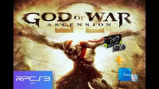 God Of War Ascension RPCS3 PS3 Emulator | GTX 1650 SUPER + i5 11400 | 60FPS (Configuracion)