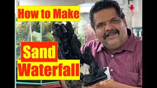 How to Make Underwater Waterfall | Sand Waterfall Nature Aquarium | Mayur Dev Aquascaper 4K