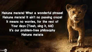 Hakuna Matata 🎵 (Lyric) (From The Lion King)