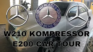 Mercedes Benz W210 E200 Kompressor Avantgarde CAR TOUR!!! (My new ride) #malaysia
