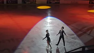 l équipe de France de patinage  Montpellier 12 ,04,24 loicia demougeot et theo le mercier