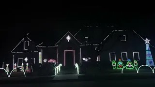 Light of Christmas by Owl City (feat. Toby Mac) - Parker Family Christmas Lights 2022