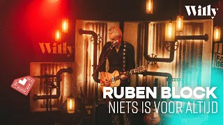 Willy // Ruben Block - Niets Is Voor Altijd (live)