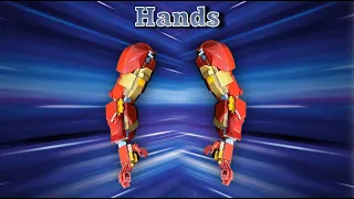 IRONMAN MARK 43 LEGO arms build MOC #ironman #lego #marvel #shorts