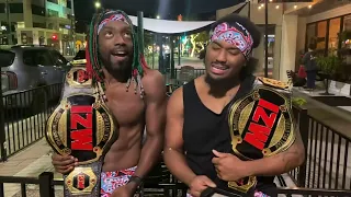 Regulators: Post Match Interview ; IZW Tag Team Champions