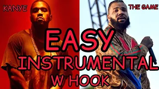 The Game & Kanye West - Eazy (Instrumental W Hook)