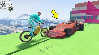 Cars vs Cycles Challenge 376.726% People Break Their Legs After This Race in GTA 5!