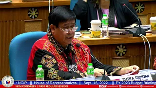 FY 2023 Budget Briefings (Committee) : DPWH, NCIP