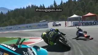 Moto Gp Valentino Rossi Great Escape And Terrifying Slow Motion 🔥😲 ...