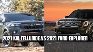 2021 Kia Telluride vs 2021 Ford Explorer - Car Review