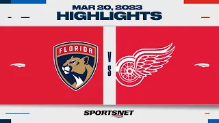 NHL Highlights | Panthers vs. Red Wings - March 20, 2023