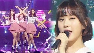 "EXCITING" GFRIEND (girlfriend) - NAVILLERA (you and me) @ popular Inkigayo 20160807