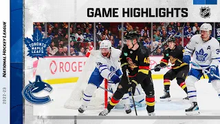 Maple Leafs @ Canucks 3/4 | NHL Highlights 2023