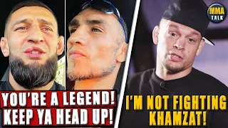 Khamzat Chimaev SENDS MESSAGE to Tony Ferguson after UFC 274! Diaz TURNED DOWN Chimaev? Esparza,Aljo