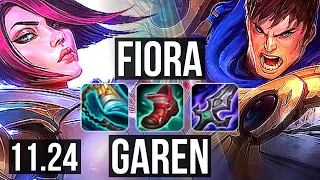 FIORA vs GAREN (TOP) | 3.1M mastery, 6 solo kills, 300+ games, Dominating | BR Diamond | 11.24