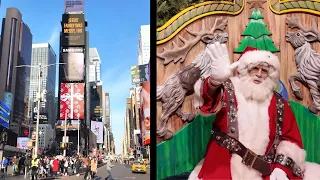 NYC Christmas 2023 ✨Times Square to Macy’s & Meeting Santa Claus