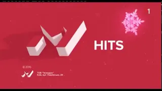 M1 Ukraine. "Hits" Non-Stop ident (End) (Winter 2016-2017)