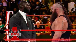 WWE December 9, 2021- Omos Jordan omogbehin vs. Braun Strowman - WWE Day1