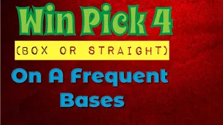 Winning Pick 4 Strategy (Box or Straight) | Win On A Consistent Bases