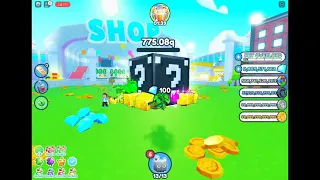 BREAK HUGE BLACK LUCKY BLOCK IN PET SIMULATOR X!!!