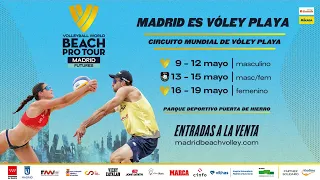 VW Beach Pro Tour Futures Madrid | BRONCE Y FINAL| DIRECTO MARCA