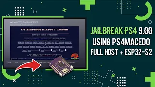 Jailbreak PS4 9.00 Using PS4MACEDO FULL Host + ESP32-S2 | GOLDHEN v2.3