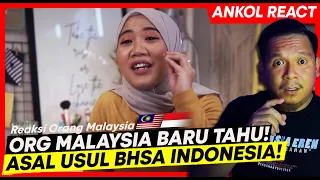 PENJELASAN PADAT DAN TEGAS!! ORG MALAYSIA BARU TAHU ASAL USUL BAHASA INDONESIA!!  🇲🇾REACT