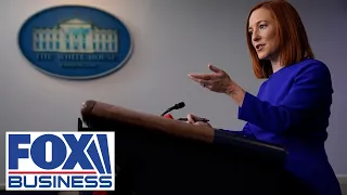 White House press secretary Jen Psaki holds a briefing