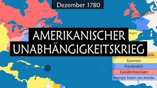 Der Amerikanische Unabhängigkeitskrieg - Zusammenfassung auf einer Karte