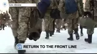 Ukrainian Soldiers Return to Frontline: Lviv paratroopers continue fighting pro-Russian insurgents