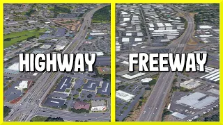 The Difference Between Freeways & Highways