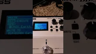 Saving Patch Settings on Boss DD 500 Delay.