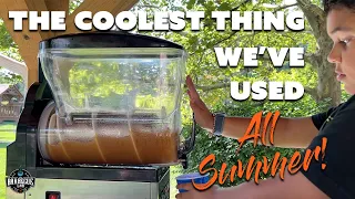 The Coolest Thing We've Used All Summer! | Vevor Slushy Machine Review in the Outdoor Kitchen