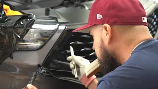 Chrome Deletes with Vinyl Wrap! [DIY Part 1 of 3 "The Grill"]