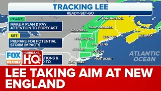 Hurricane Lee Threatens New England With Tropical-Storm-Force Winds, Dangerous Surf Over Weekend