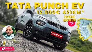 TATA PUNCH EV sbaraglia la concorrenza da 12.000€ e 421km