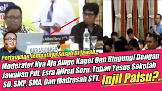 Nice!! Pdt. Esra Alfred Soru Gelagapan Menjawab Pertanyaan Dari Jemaat nya, Yesus Sekolah